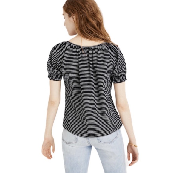 Madewell Texture and Thread Peasant Top - Picture 4 of 4